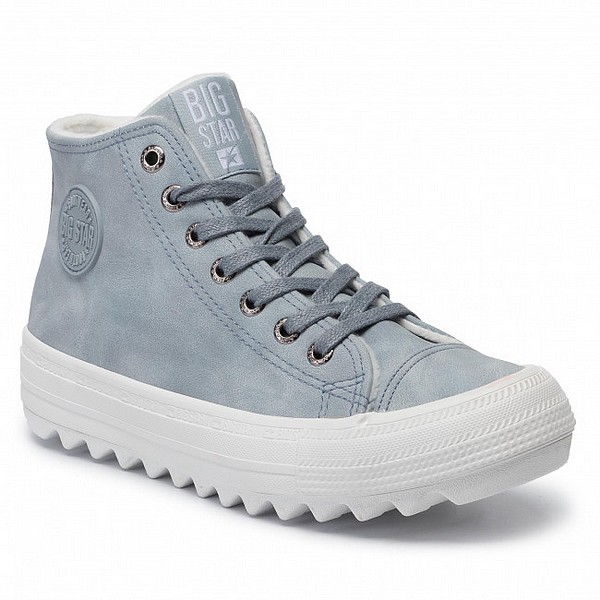 Sneakersy zimní světle modré dámské