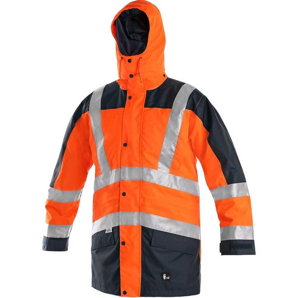 Reflexní výstražná bunda LONDON 5v1 pánská, oranžová