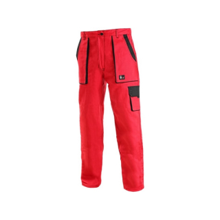 montérkové kalhoty CXS LUXY ELENA,dámské červené